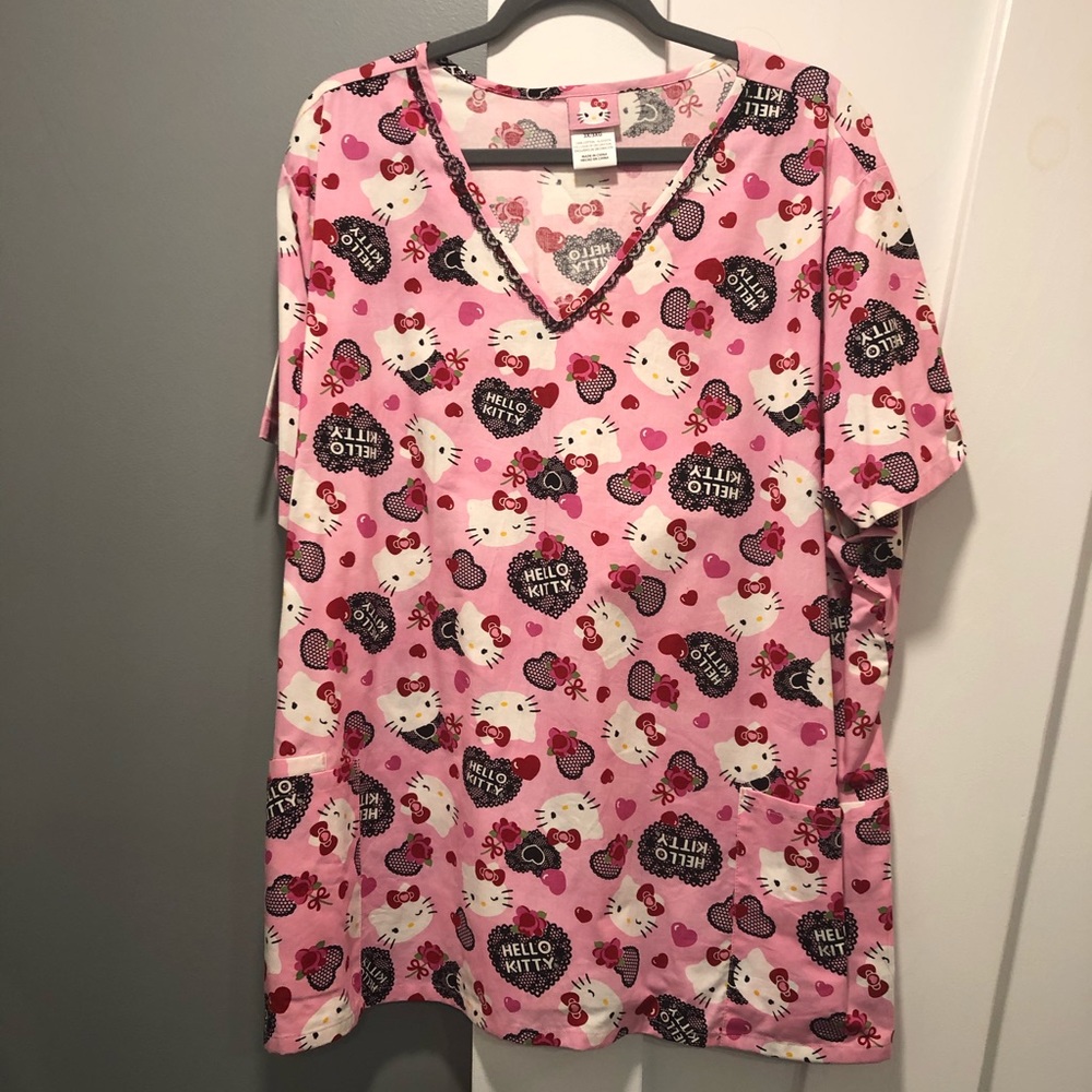 Hello Kitty scrub top